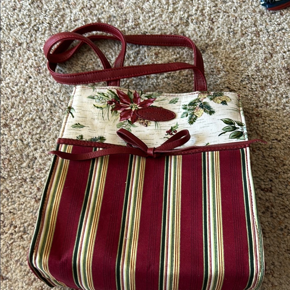 Longaberger christmas small bag